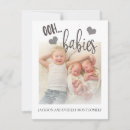 Search for twin birth announcement cards Cute