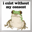 Search for funny frog posters Froggy