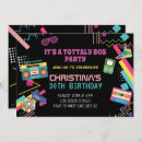 Search for retro 80s invitations Costume party