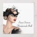Search for tiara sweet 16 invitations Black