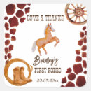 Search for cowboy birthday stickers Cow pattern