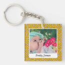 Search for yellow flowers key rings Pattern