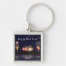 Search for new years celebration key rings New year's day