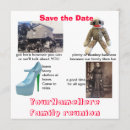 Search for reunion save the date postcards Fun