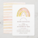 Search for muted rainbow invitations Watercolor