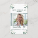 Search for care worker business cards Psw