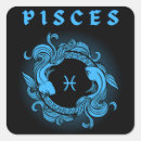 Search for zodiac square stickers Pisces
