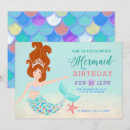 Search for red head invitations Under the sea