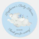 Search for sweet elephant stickers Safari baby shower