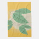 Search for yellow and grey tea towels Leaves