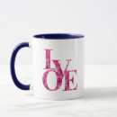 Search for love lettering mugs Cute