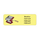 Search for pasta return address labels Spaghetti