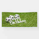 Search for soccer birthday banners Green