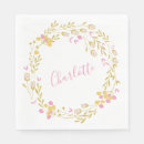 Search for pink and green monogram napkins Stylish