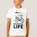 Search for bicycle kids tshirts Snoopy