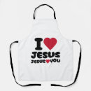 Search for jesus loves you aprons Faith