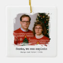 Search for sarcastic christmas tree decorations Naughty list