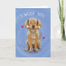 Search for i woof you cards Dog