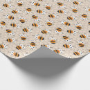 Search for honey bee wrapping paper Funny