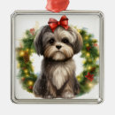 Search for shih tzu christmas tree decorations Adorable