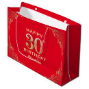 Search for red and gold gift bags Birthday party