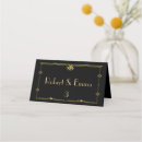 Search for art deco place cards Black