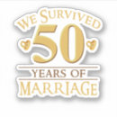 Search for 50 year anniversary stickers Marriage