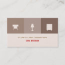 Search for home decor business cards Red