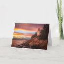 Search for maine lighthouse cards Sunset
