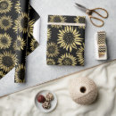 Search for sunflower birthday wrapping paper Botanical
