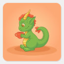 Search for orange dragon stickers Fantasy