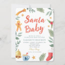 Search for santa baby invitations Watercolor