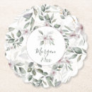 Search for botanical coasters Blush pink