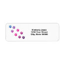 Search for cat paw return address labels Animal