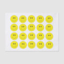 Search for happy face tissue paper Yellow