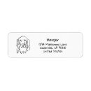 Search for golden retriever return address labels Funny