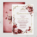 Search for printable quinceanera invitations Gold
