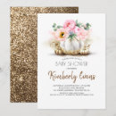 Search for pink gold pumpkin invitations Rustic