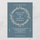 Search for slate blue wedding invitations Rustic