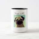 Search for pug cartoon mugs Pugs