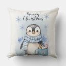 Search for cute penguin cushions Merry christmas