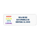 Search for equality return address labels Pride