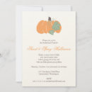 Search for pumpkin party invitations Orange