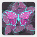 Search for whimsical square stickers Butterfly