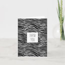 Search for zebra print thank you cards Chic