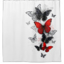 Search for monarch butterfly shower curtains Black