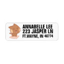 Search for cartoon animal return address labels Cat