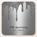 Search for 25th anniversary coasters Elegant
