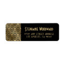 Search for geometric return address labels Vintage