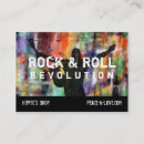 Search for rock and roll business cards Guitar